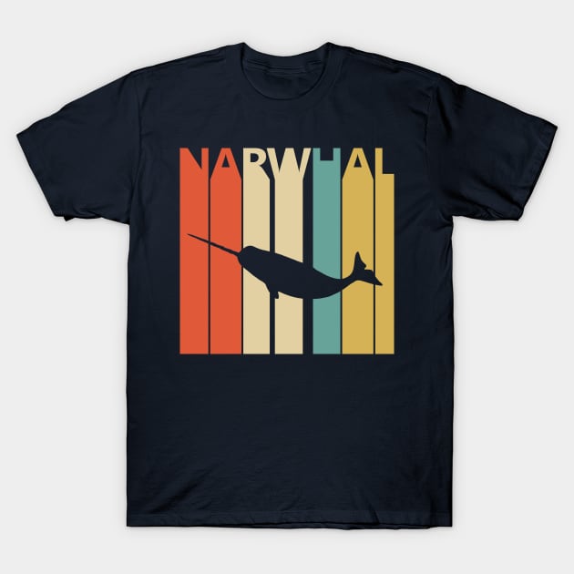 Vintage Narwhal Animal Lover Gift T-Shirt by GWENT